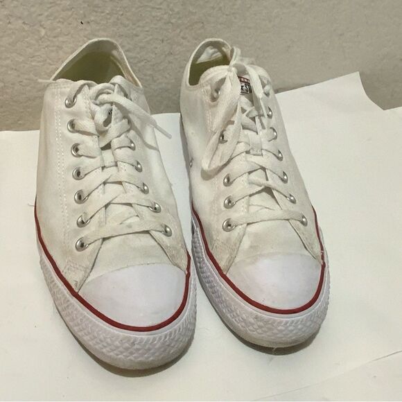 Converse Chuck Taylor All Star Low Top - Optical White Men's Sz 13 Shoes M7652 - Picture 2 of 11